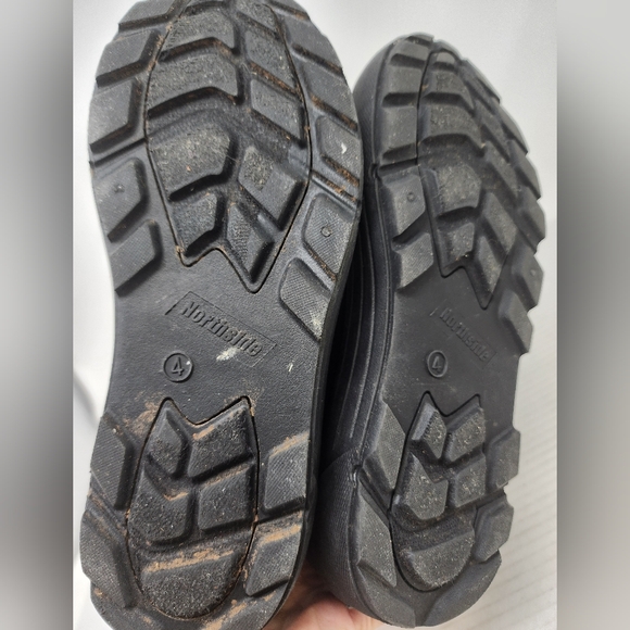 Northside Black Snow Boots Waterproof Winter Boots Youth Size 4 - Picture 9 of 10